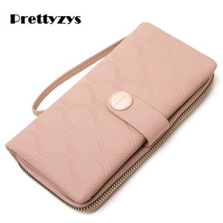 Wallet Prettyzys 2023 Fashion Korean Pu Leather Long For Women