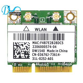 สําหรับ Broadcom BCM943228 การ์ดเครือข่ายไร้สายในตัว DW1540 2.4G 5G Dual Frequency MINI PCIE 300Mbps 802.11A B G N