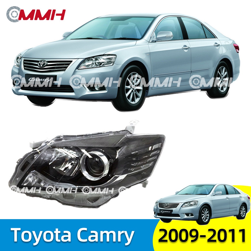 ไฟหน้ารถยนต์ สําหรับ TOYOTA Camry ACV40 ACV41 2009-2011 ไฟหน้าสำหรับ ไฟหน้า โคมไฟหน้า ไฟหน้า​โปรเจค​เตอร์​ โคมไฟหรถยนต์ เลนส์กระจก headlamp headlight front light lens