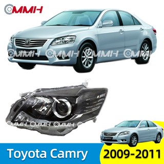 ไฟหน้ารถยนต์ สําหรับ TOYOTA Camry ACV40 ACV41 2009-2011 ไฟหน้าสำหรับ ไฟหน้า โคมไฟหน้า ไฟหน้า​โปรเจค​เตอร์​ โคมไฟหรถยนต์ เลนส์กระจก headlamp headlight front light lens