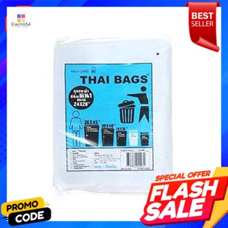 bag ถุงขยะ 1 กก. THAI BAG ขนาด 24 x 28 นิ้ว สีดำGarbage bag 1 kg. THAI BAG Size 24 x 28 inches Black