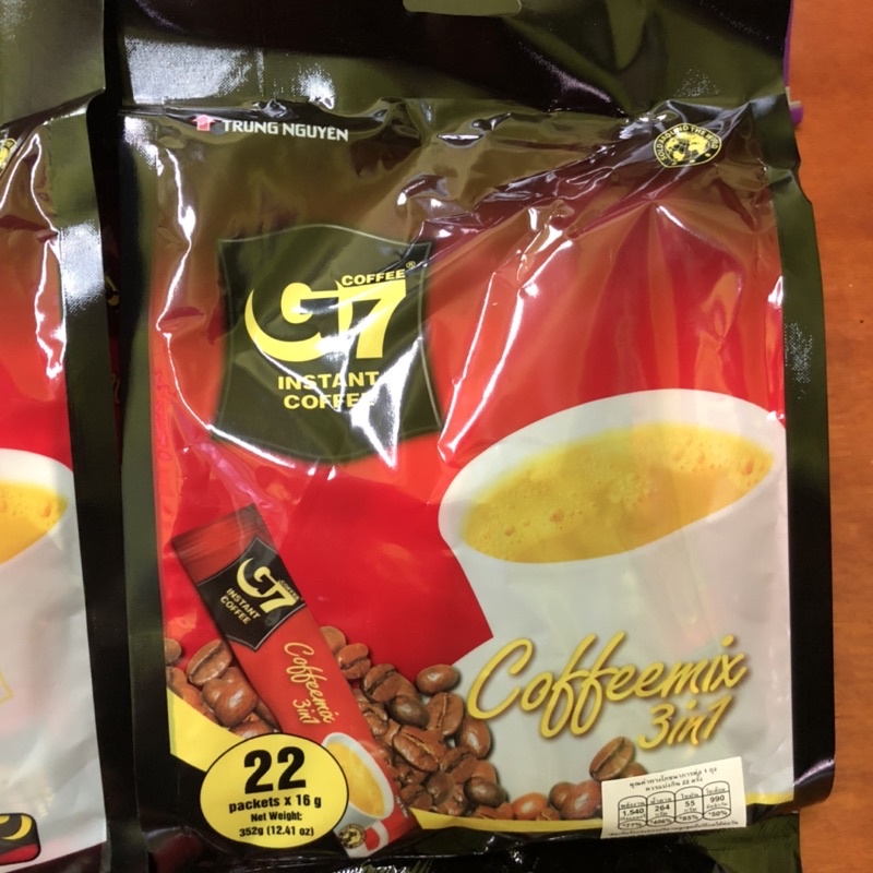 20 packets  G7 3in1coffee vietnamese trung nguyen 22sticks