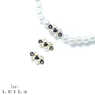 Leila Amulets วชิรัม Baby Leila Collection สีขาวดำ (พร้อมกำไลสวยงามตามรูป)