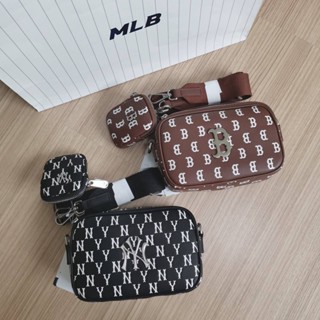 ของแท้💯กระเป๋า MLB Classic Monogram Pu Embo Mini Cross Bag พร้อมส่ง