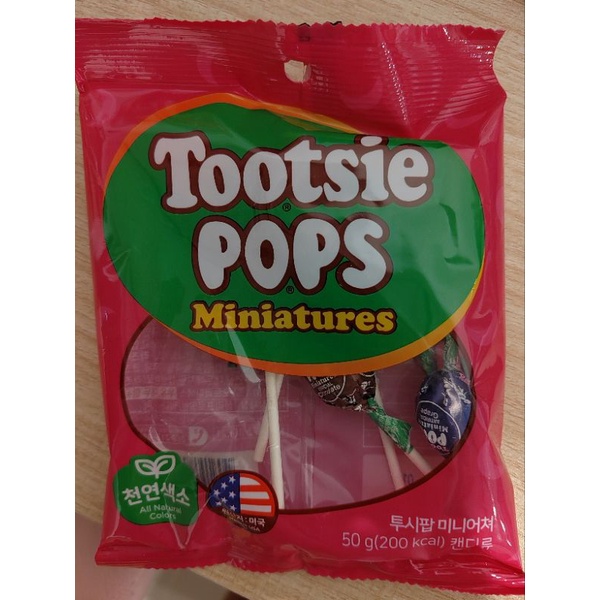 พร้อมส่ง 1แถม1ขนมเกาหลี tootsie pops