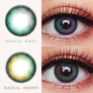 คอนแทคเลนส์ (ลิมิเตด) รุ่น Magical Gray / Brown &lt;&lt;&lt; แบบสายตาปกติและสายตาสั้น