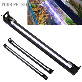 Your Pet Store โคมไฟตู้ปลา LED ไฟสเปกตรัมกันน้ำเต็มสำหรับตู้ปลาตู้ปลาปลั๊ก EU 100‑240V