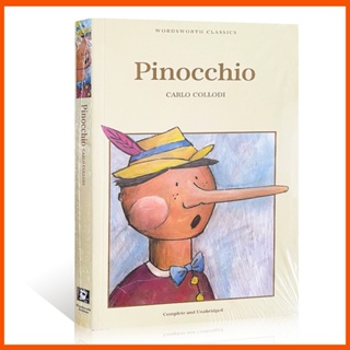 Pinocchio By CarloCollodi หนังสือนิยายภาษาอังกฤษ ชื่อดังระดับโลก