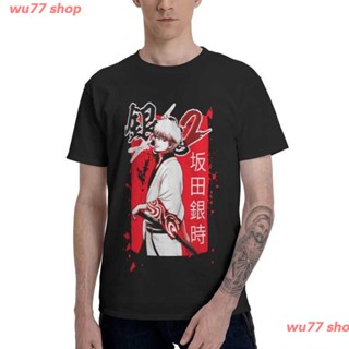 wu77 shop 2022 เสื้อยืดแขนสั้นพิมพ์ลายการ์ตูน GINTAMA GINTA สําหรับผู้ชาย discount_08