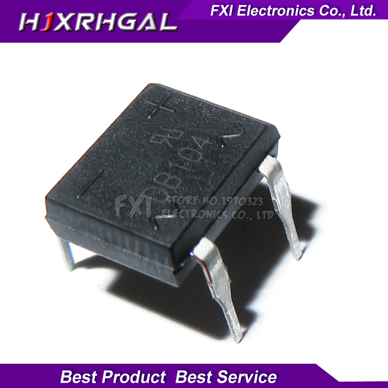 วงจรเรียงกระแสเต็มคลื่นแบบบริดจ์ DB104 B104 DB104S 400V 1A DIP4 10 ชิ้น