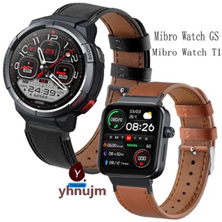 สายนาฬิกาข้อมือ สายหนังวัวแท้ แบบปลดเร็ว สําหรับ Mibro Watch GS smart Watch Mibro Watch T1