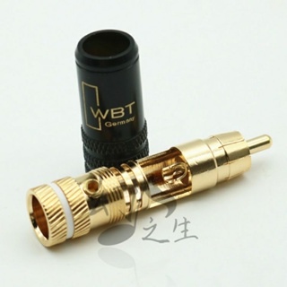 WBT RCA Plug Connector หัว RCA 8.5mm รองรับสายที่มีเส้นผ่านศูนย์กลางไม่เกิน 8.5mm