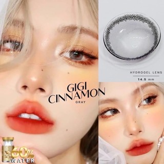 คอนแทคเลนส์ gigi cinnamon  Brown / Gray (We Wink ฝาทอง) ขนาดบิ๊กอาย 🌷