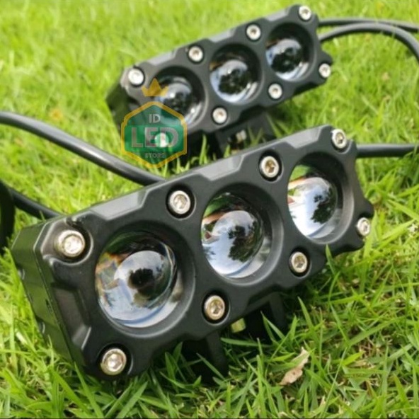 MATA 3-EYE MINI PROJECTOR เลนส์ FOG LAMP SQL 3-EYE SQL 2-EYE LED LASER WHITE YELLOW LIGHT 60 WATT Sr