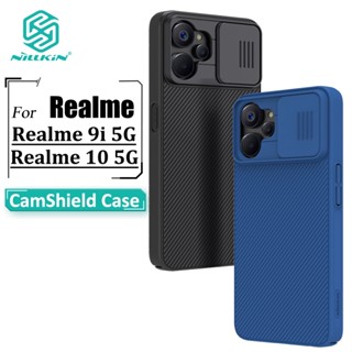 Nillkin CamShield เคสโทรศัพท์ Realme 10T / Realme 10 5G / Realme 9i 5G เคสป้องกันกล้อง แบบเลื่อน หรูหรา แข็ง PC กันกระแทก เคสด้านหลัง