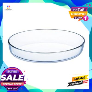 Glass ถาดอบแก้วทรงรี Luminarc รุ่น 1338 ขนาด 12 นิ้ว สีใสoval Glass Baking Tray Luminarc No. 1338 Size 12 Inch Clear