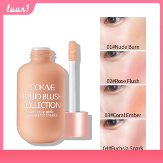 in stock บลัชออน ปัดแก้ม Lookme Liquid Blush แบบทดลอง บรัชออนนาร์ส สูตรติดทนนาน บลัชออนชนิดน้ำเนื้อครีมติดทนนาน cod