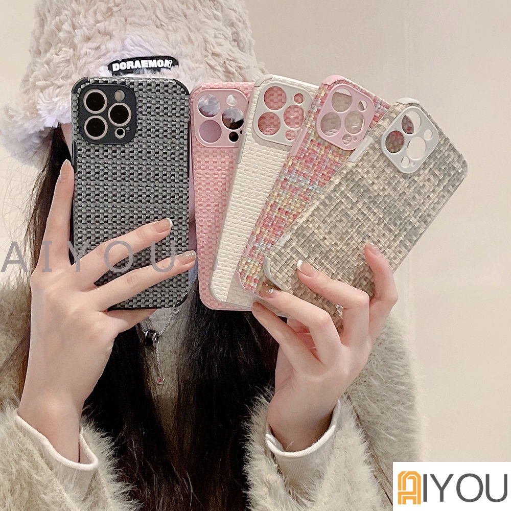 เคสโทรศัพท์มือถือ แบบนิ่ม ลายสก๊อต สีชมพู หรูหรา สําหรับ IPhone 7 8 Plus 7+ 8+ XR XS Max 11 12 13 Pro Max 14 Plus 14 15 Pro Max