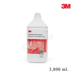 3M Disinfect Floor Cleaner 3.8L 3เอ็ม ผลิตภัณฑ์ทำความสะอาดพื้น ฆ่าเชื้อแบคทีเรีย 3.8 ลิตร