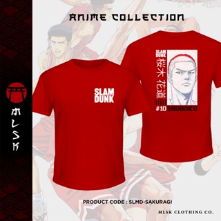 SHOHOKU RED SLAM DUNK ANIME T-SHIRT | SAKURAGI RUKAWA MITSUI MIYAGI AKAGI SHOHOKU SLAMDUNK SHIRT_09