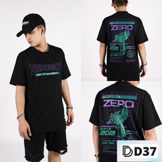 🔥พร้อมส่ง🔥 D37-เสื้อผู้ชาย/ผู้หญิง S-XXXL T-shirt เสื้อยืเ ZEROBOY - “ TEE ” เสื้อยืดสตรีท