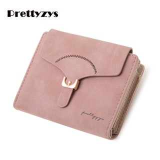 Wallet Prettyzys 2023 Fashion Korean Pu Leather Short For Women