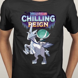 Chiling Reign Shadow Rider Calyrex Galarian mortres Pokemon Trading Card Short Sleeve T-shirt shirt Adult kid Cotto_07