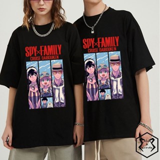 Anime Spy x Family Anya Yor Loid Forger men Cosplay T-shirt Short Sleeve Tops Fashion Tee Shirt Plus Size Round Nec_03