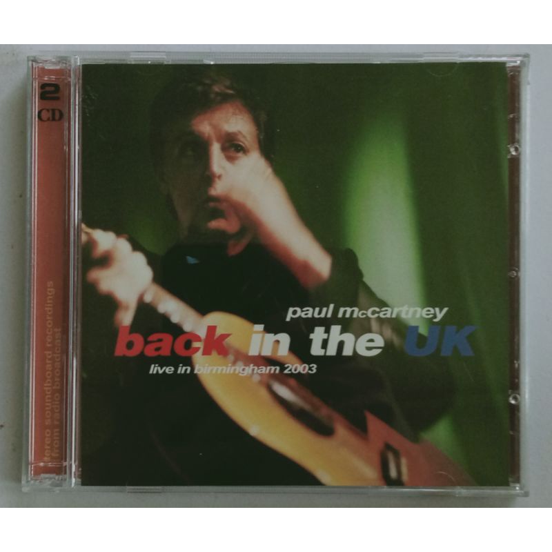 ซีดีเพล 2CD PAUL McCARTNEY Back in the U.K. (Live/Concert) *RARE* CD Music
