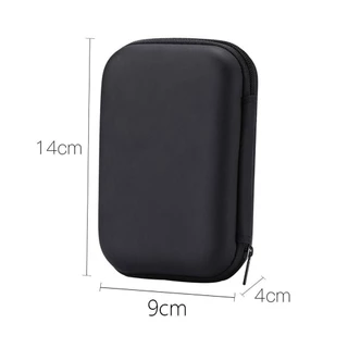 Zooming ฮาร์ดดิสก์ไดรฟ์กระเป๋าพกพาพกพาที่เก็บสายเคเบิล 2.5" กล่อง HDD SSD ภายนอก