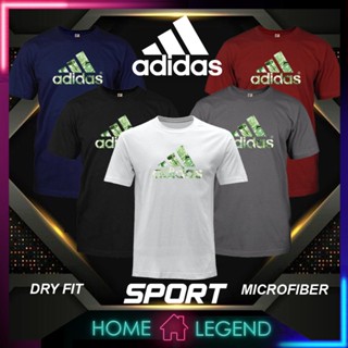 ‎️‍ ️‍ ADIDAS 19 Microfiber Shirt Tshirt Tee Sportswear Round Neck Quick Dry Baju Unisex Men Women_11