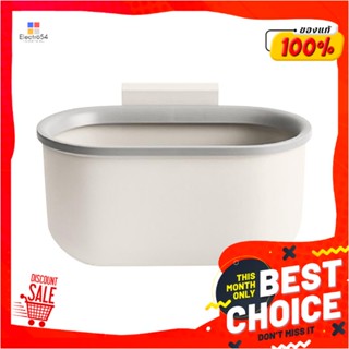 HANGING ถังขยะพร้อมที่แขวน ACCO GENKI 3.5 ลิตร สีขาวHANGING DUSTBIN ACCO GENKI 3.5L WHITE