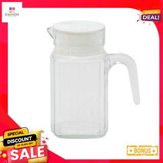 เหยือกน้ำพร้อมฝา450ml. มล.Glassขนาด450Jug WithPlasticLid 450ml.