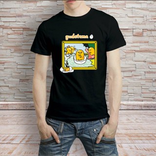 Mowei7 {พร้อมส่ง เสื้อยืดแขนสั้นลําลอง ผ้าฝ้าย 100% พิมพ์ลาย Gudetama พลัสไซซ์ ของขวัญวันเกิด สําหรับผู้ชาย XS-6XL_07