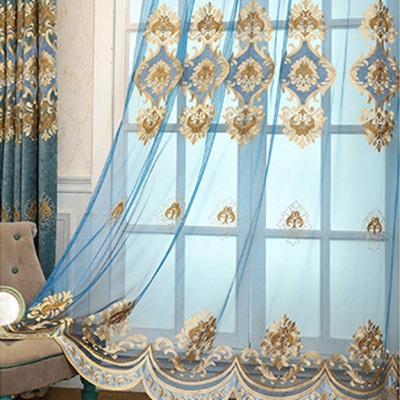 แนะนำ ผ้าม่าน ผ้าม่านทึบแสง มีฉนวนกันความร้อน สีน้ําตาล หรูหรา ปักลาย สไตล์ยุโรป สําหรับห้องนั่งเล่น หน้าต่าง ประตู ห้องนอน เพื่อความเป็นส่วนตัว ราคาพิเศษ มีเก็บเงินปลายทาง