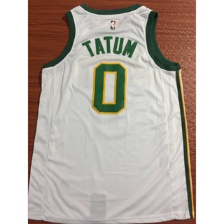 ขายดี 2021 NBA บอสตันเซลติก สําหรับผู้ชาย #0 เสื้อกีฬาบาสเก็ตบอล ปักลาย Jayson Tatum city NEhgac40NBnboe41 สีขาว สีทอง