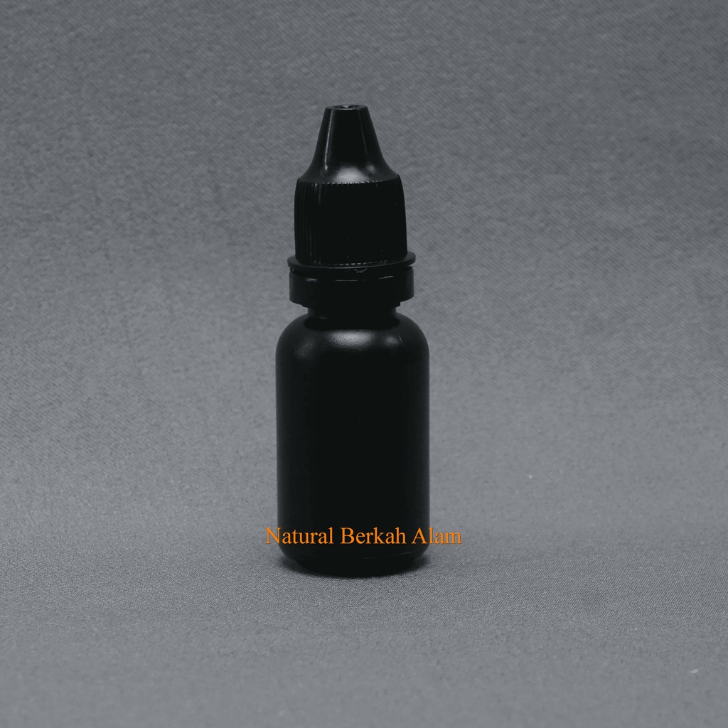 MATA 15 ml ขวดหยดสั้นสีดําพร้อมซีลพวยสีขาว / 15 ml ขวด Cendo ชุดซีลสีดํา Js / ขวด HDPE Cendo / ขวดหย