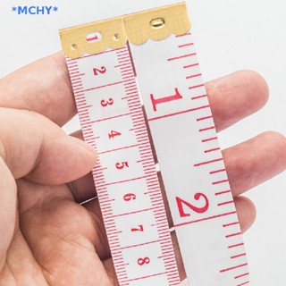 Mchy&gt; ใหม่ เทปวัดร่างกาย ทนทาน แบบนิ่ม สําหรับตัดเย็บเสื้อผ้า 2 เมตร 3 เมตร