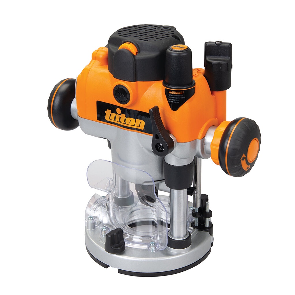 เครื่องเซาะร่องไม้ เร้าเตอร์ 2 แรงม้า Triton 1400W Dual Mode Plunge Router | Triton Tools