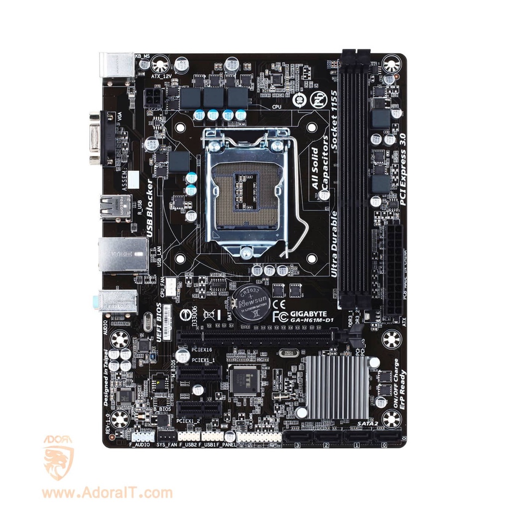 เมนบอร์ด Gigabyte H61M LGA1155 DDR3 M-ATX