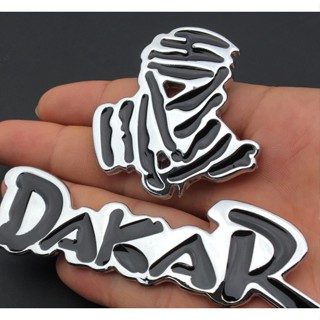 Dakar Rally metal car sticker JEEP SUV off-road modified car logo car tail sticker