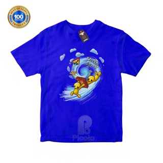 (ฟรีชื่อ) เสื้อยืด ผ้าฝ้าย พิมพ์ลาย WOBBLY LIFE UNISEX สําหรับเด็ก