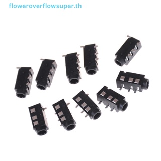 Fsth ขายดี แจ็คเชื่อมต่อหูฟัง PCB PJ-320D 4 Pins SMD ตัวเมีย 3.5 มม. 10 ชิ้น