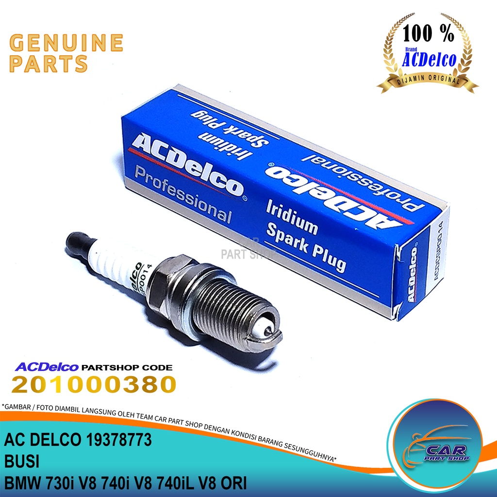 IRIDIUM SPARK PLUG IK20TT BMW 730i V8 740i V8 740iL V8 ORIGINAL AC DELCO