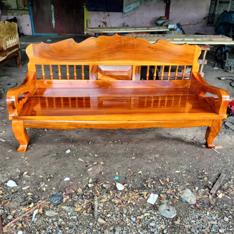 เฟอร์นิเจอร์ไม้ โซฟาไม้กว้าง 65 × 200