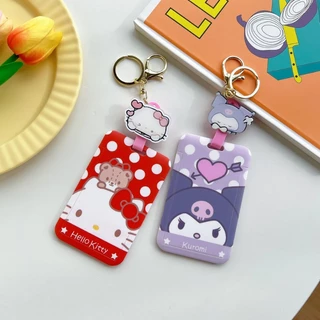 ใหม่ Sanrio Multi-Function Retractable Card Holder ป้ายชื่อ ID Holder สะดวก Swip Card ID Card Bank Bus Access Control Student Holder Work Permit Work Anti-Lost Protective Case Star Photo โพลารอยด์ เคสป้องกันการ์ดรูปถ่าย