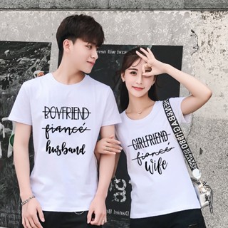 Couple Shirt Girlfriend Boyfriend Fiancee Shirt Matching Streetwear Wedding Anniversary Love T Shirts_02