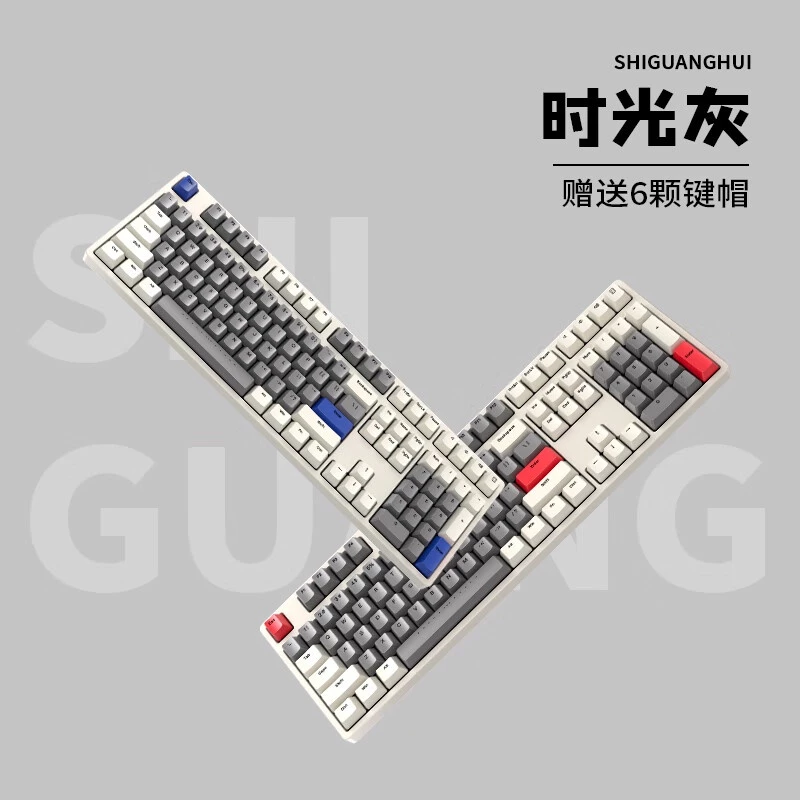ikbc Time Grey คีย์บอร์ดไร้สาย Mechanical Keyboard Cherry Switch thumbnail 9
