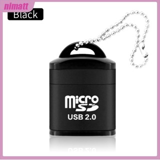 Ni เครื่องอ่านการ์ด Micro SD Card Usb 2.0 480Mbps ความเร็วสูง สําหรับโทรศัพท์มือถือ