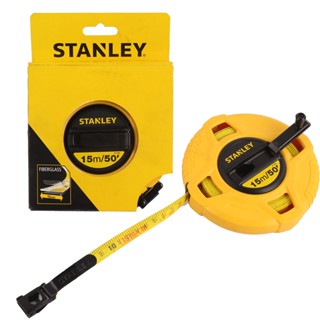 เทปวัดสายไฟ 15M/50" FIBERGLASS CLOSE CASE STHT34260-8 STANLEY